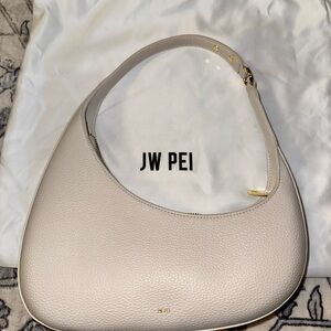JW PEI Elegant Cream Shoulder Bag